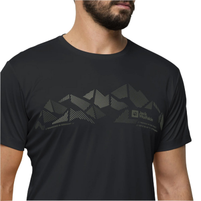 Jack Wolfskin Peak Graphic T Men's Outdoor T-Shirt