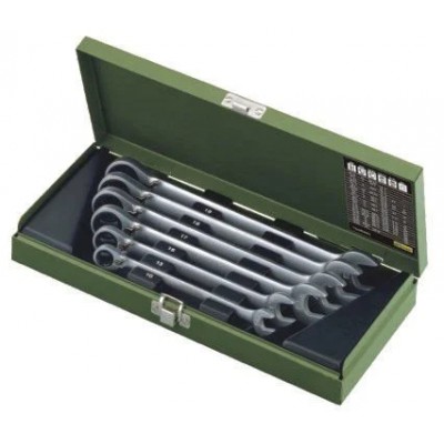 Proxxon 7-Piece Ratchet Combination Wrench Set