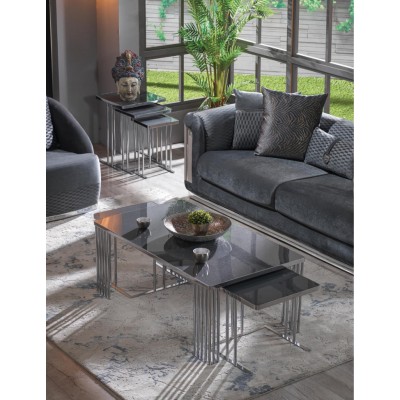 HEBBLIFE Emperor Rectangular 2+1 Coffee Table