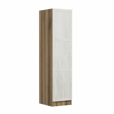 Minar Kale 1 Door Shelf Cabinet Dore - Distressed White