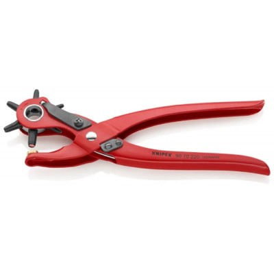 Product Description: Rotating Head Hole Punch Pliers 220 mm