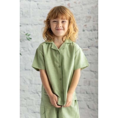 Boys' Short Sleeve Woven Shirt