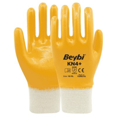 KN4+ Cotton Nitrile Glove