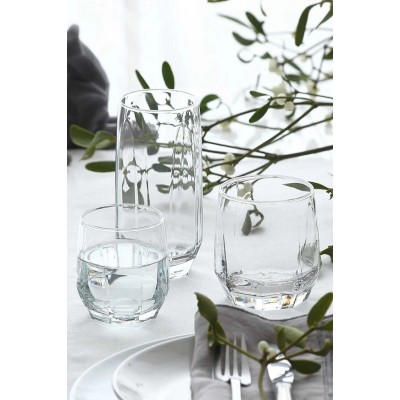 Lav Diamond 18-Piece Beverage Glass Set