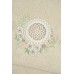 Nil Embroidered Bamboo Towel Beige 50x85