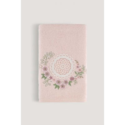 NIL Embroidered Bamboo Towel Powder Color 50x85