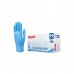 Powder-Free Blue Nitrile Gloves - 100-Count Box