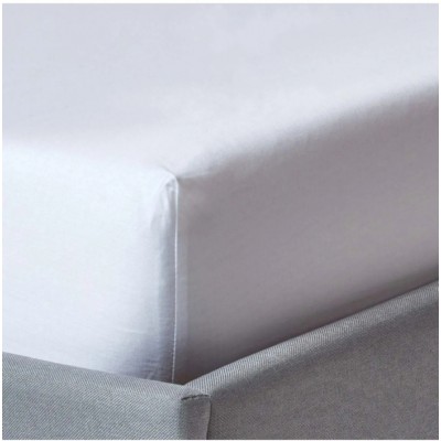 Skyrose Large Size Elastic White Hotel Sheet Set 57 Thread Count 180x200 Fitted Sheet Open Size 240x260