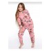 Hebblife Pink Children's Shaved Fleece Thick Home Pajama Set (Ages 5-10)