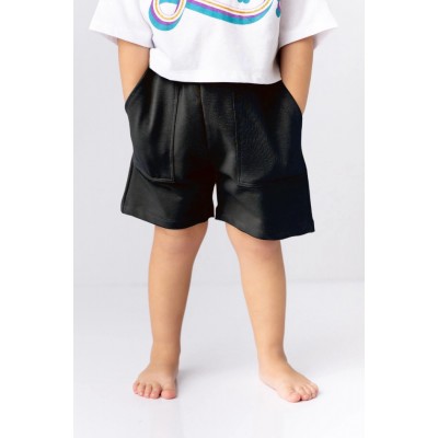 Unisex Pocketed Basic Shorts