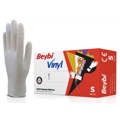 Vinyl Powder-Free Examination Gloves MDR 100-Count Box