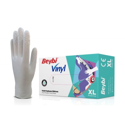 Vinyl Powder-Free Examination Gloves MDR 100-Count Box