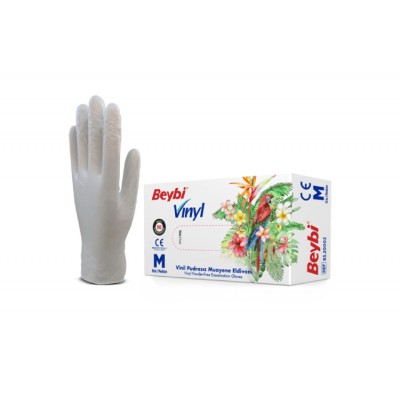 Vinyl Powder-Free Examination Gloves MDR 100-Count Box