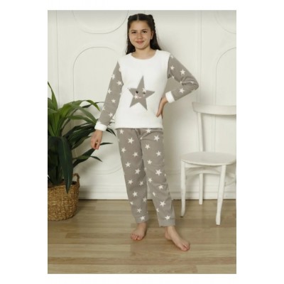 Hebblife Winter Fleece Girls Pajama Set