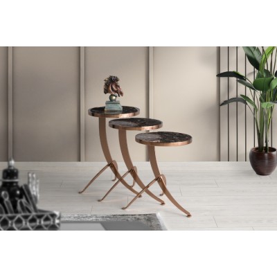 HEBBLIFE Zen Round Coffee Tables