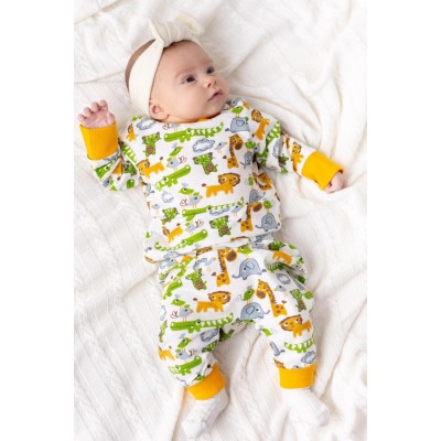 Unisex Kids Patterned Pajama Set