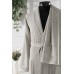 Bamboo Bold Jacquard Towel Bathrobe Beige XXL