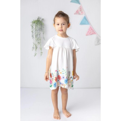 Baby Girl Skirt Tip Floral Print Dress