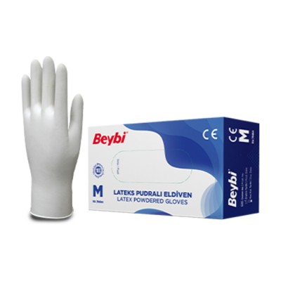 Powdered Latex Gloves 100-Pack