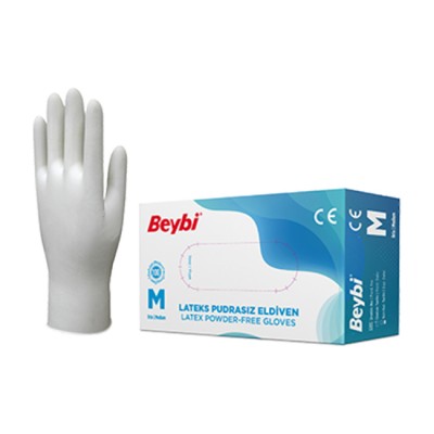 Powder-Free Latex Gloves 100-Pack