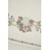 Violet Embroidered Bamboo Towel Ecru 50x85