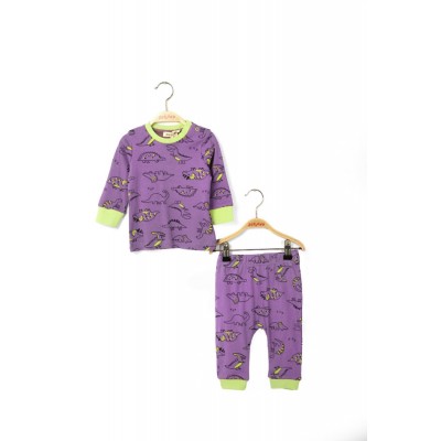 Unisex Kids Patterned Pajama Set