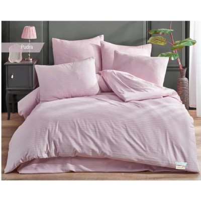 Skyrose 1 cm Striped Satin Duvet Cover Set Double Skyrosevipcollection