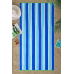 Ozdilek Cannes Stripe Blue Velvet Beach Towel 86x162 cm