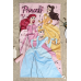 Ozdilek Princess Rose Disney Licensed Velvet Beach Towel 70x130 cm